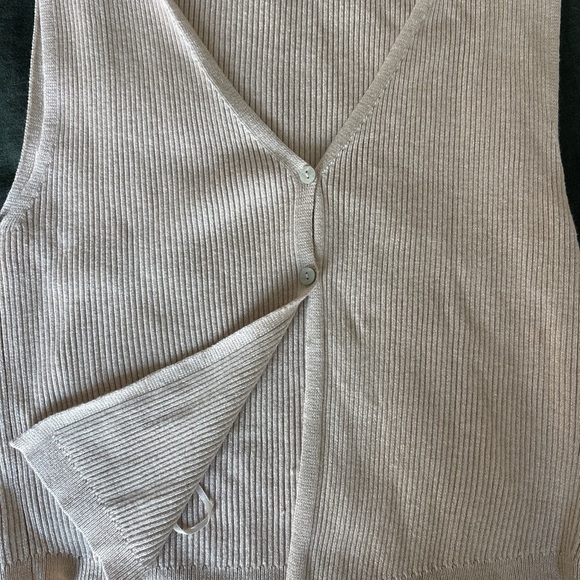 Pink Rose Light Beige Ribbed Top - Picture 3 of 4